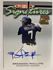 2003 Topps Total Signatures Brandon Phillips Auto Autograph Cleveland Indians