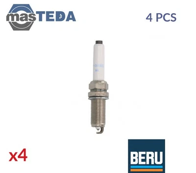 Z367 ENGINE SPARK PLUG SET PLUGS BERU 4PCS NEW OE REPLACEMENT - Image 1 of 4