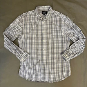 Nat Nast Shirt Men Sz XL Luxury Originals Blue White Check Plaid L/S. - Picture 1 of 10