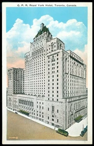 C.P.R. ROYAL YORK HOTEL - TORONTO, ONT POSTCARD - Bild 1 von 1