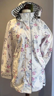 CAPTAIN CORSAIRE Women's Floral Print Waterproof Coat EU 40 UK Size 12 - image 1 of 4