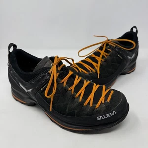 Zapato de Senderismo Salewa Mountain Trainer 2 GTX Negro Naranja Gore-tex Vibram Para Hombre 8.5 - Imagen 1 de 15