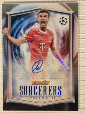 2022/23 Topps Merlin Chrome Thomas Muller Sorcerers Auto - Germany  - Bild 1 von 2