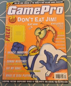 GAMEPRO Magazine UK - December 1995 #5 earthworm Jim PlayStation Sega Nintendo 