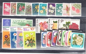 NEW ZEALAND 1960-1975 MNH flowers stamps - Picture 1 of 1