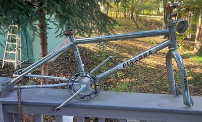 Ross Piranha BMX quadro cromado 20 polegadas bicicleta old school sobrevivente Japão - Imagem 1 de 4