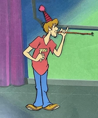 Scooby Doo Shaggy Production Cel 13 Ghosts 1985 Foto 1 de 3