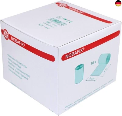 MARKE NOBAFIX Nobafix Mullbinden 50 Stück Fixierbinden von Nobamed (6 cm x 4 m)