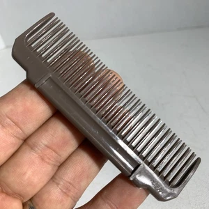 Vintage Japan kleiner Reise braun Kunststoff Kamm 3,5" lang - Bild 1 von 6