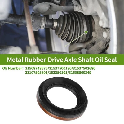 Vedação de óleo do eixo de transmissão diferencial esquerdo vedação transportadora para BMW 1 peça - Imagem 1 de 4