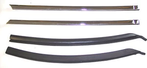 1969-1970 Bonneville Catalina Executive rear quarter window seals & retainers - Picture 1 of 6