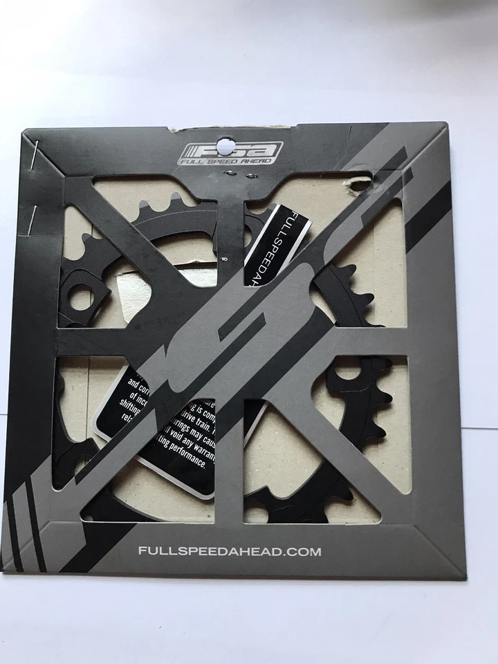 Plato FSA Pro Road N-10/11 110 BCD x 34 dientes 5 pernos aluminio negro Foto 1 de 2