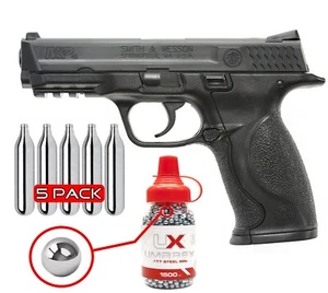 Umarex Smith & Wesson M&P .177 Cal Air Gun w/ CO2 & BB Jug Bundle (2255050) - Picture 1 of 10