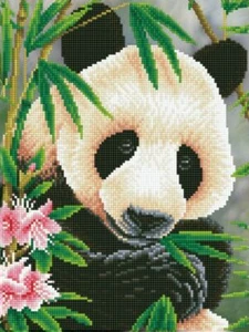 Diamond Dotz Panda Prinz Facettenset Bastelset Klebepunkt Kunst - Bild 1 von 1