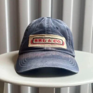 Gorra de camionero vintage RRL azul marino (rara lavado desgastado) - Imagen 1 de 6