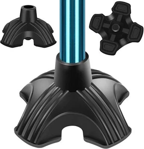 Punta de caña de 3/4 pulgadas de alta resistencia - base cuádruple de goma antideslizante autoportante para Wa... - Imagen 1 de 3