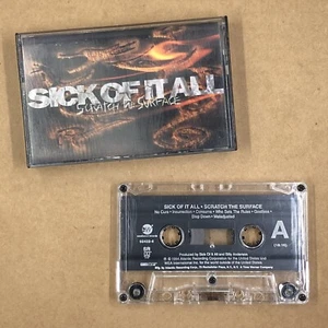 SICK OF IT ALL Cassette Tape 90s New York Hardcore SCRATCH THE SURFACE - Picture 1 of 7