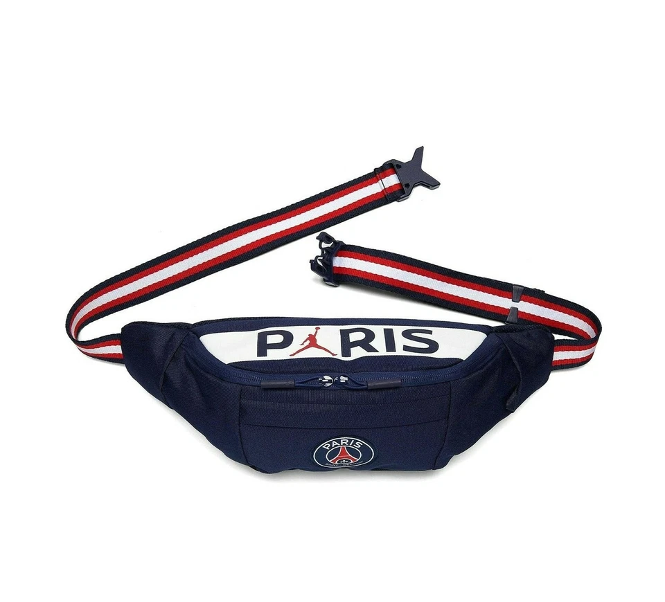 Nike Jordan PSG Paris Saint Germain Crossbody Bag Fanny Pack Navy 9A0564-U90