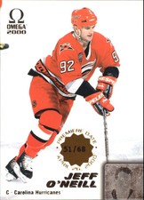 1999-00 (HURRICANES) Pacific Omega Premiere Date #48 Jeff O'Neill /68