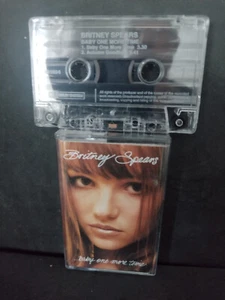 BRITNEY SPEARS-BABY ONE MORE TIME.UK Audio Cassette Single.EX/EX - Picture 1 of 2