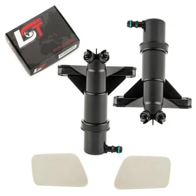 2x Scheinwerferwaschdüse Teleskopdüse mit Kappen für BMW 5er E60 E61 Touring - Bild 1 von 4