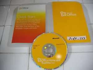 MS Microsoft Office 2010 Home and Business Licensed For 2 PCs Full Retail Box - Picture 1 of 3