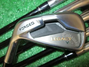 LEFTY LEFT-HANDED CALLAWAY LEGACY CARBON 6PC R-FLEX IRONS SET GOLF CLUBS - Picture 1 of 5