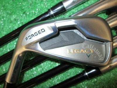 LEFTY LEFT-HANDED CALLAWAY LEGACY CARBON 6PC R-FLEX IRONS SET GOLF CLUBS - Image 1 of 4