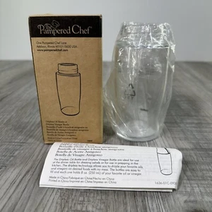 Pampered Chef Dripless Vinegar Oil Bottle #1644 New Replacement Glass, No Lid - Picture 1 of 7