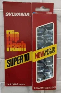 Vintage Sylvania Flip Flash Super 10 Camera Flash Bulbs Brand New In Box - Picture 1 of 2