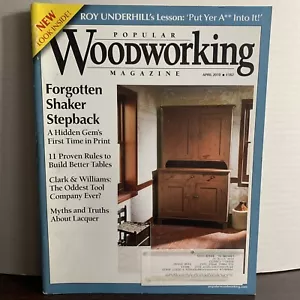 Popular Woodworking Magazine April 2010 Forgotten Shaker Stepback - Picture 1 of 4