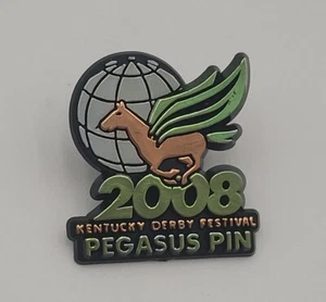 Kentucky Derby Festival Pegasus Pin 2008 Green Version - Picture 1 of 2