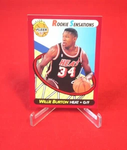 Willie Burton Rookie Sensations Fleer 1991 Basketball Card #7 - Picture 1 of 1