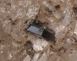 EKEBERGITE from Eifel, Germany  *  TYPE LOCALITY SPECIMEN  * 0,7 cm - Picture 1 of 5