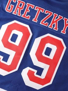 Wayne Gretzky New York Rangers Jersey Vintage New Size SMALL - 3XL - Picture 1 of 6