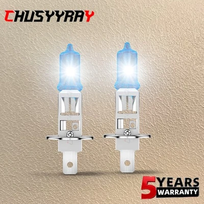 Kit de conversão de lâmpadas de halogênio H1 feixe alto baixo super brilhante 6500K branco - Imagem 1 de 4