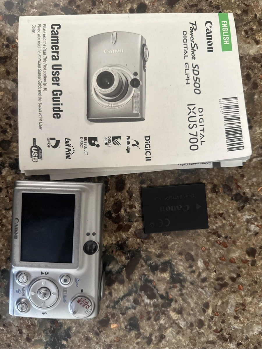 キヤノン IXY デジタル PowerShot SD500 Canon PowerShot SD500 Digital ELPH (Digital IXUS 700/IXY DIGITAL