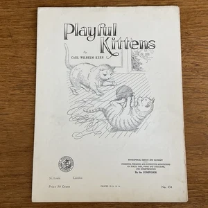 Playful Kittens~Carl Kern~Progressive 400 Series~454~Art Publication Society - Picture 1 of 4