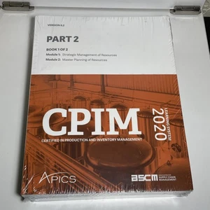 APISC CPIM 2020 Learning System PART 2 Ed. 6.2 Books 1 & 2 PB Sealed Complete - Picture 1 of 6