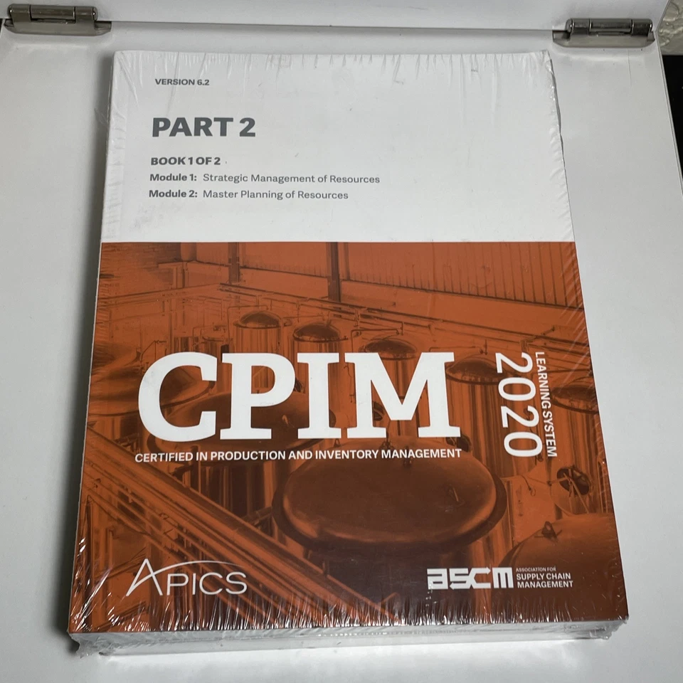 APISC CPIM 2020 Learning System PART 2 Ed. 6.2 Books 1 & 2 PB Sealed Complete - Image 1 of 4