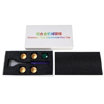 5PCS Aluminum Mx Keycaps For Gaming Mechanical Keyboard Electroplated Keycap - Image 1 of 4