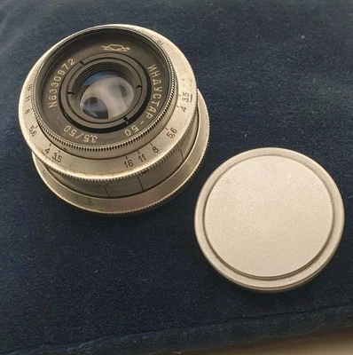 US Seller Industar 50 50mm f3,5 SLR Russian portrait Lens M42 Mount USSR Soviet - Image 1 of 4
