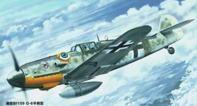 Trumpeter 02407 MESSERSCHMITT BF109 G-6 EARLY VERSION 1:24 Kit di montaggio - Immagine 1 di 4