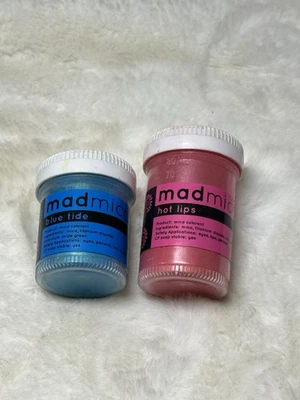 Mad Mica Bundle Mica Pigment Hot Lips Blue Tide Lot Discontinued - Image 1 of 3