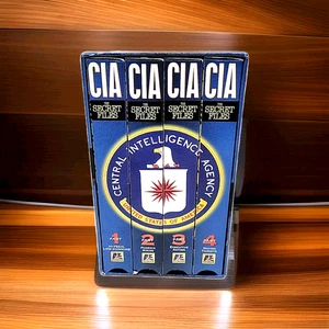 CIA The Secret Files VHS 4-Tape Set 1997 Complete Documentary Series Rare - Picture 1 of 7