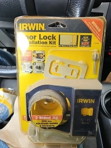 Irwin 3111002 Kit Installazione Serratura Porta con Bonus Router Bit/Latch Plate Jig - Foto 1 di 6