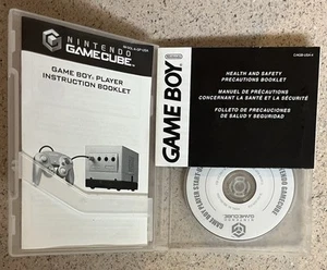 Nintendo Gamecube Gameboy Player Start-Up Disc DOL-006 USA w Instructions Works - Picture 1 of 5