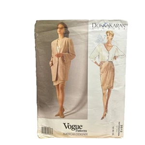 Vogue Pattern Donna karan Size 14-18 Sewing Pattern - Picture 1 of 2