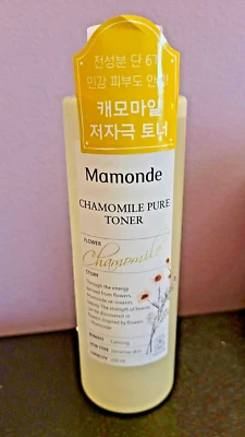 Mamonde Chamomile Pure Toner  8.45OZ Calming Skin Moisturizer 7 Free K beauty - Image 1 of 4
