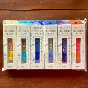 MIDORI Matita Arte Decorazione 10 Colori Tipo Slide con Supporto H2,7×L0,5×D0,6 pollici - Foto 1 di 102